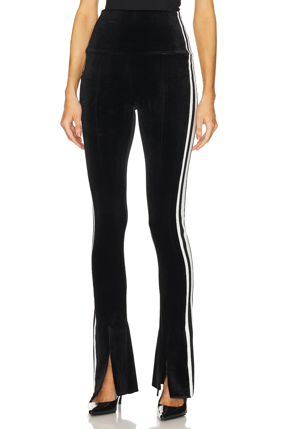 Norma Kamali Side Stripe Spat Legging