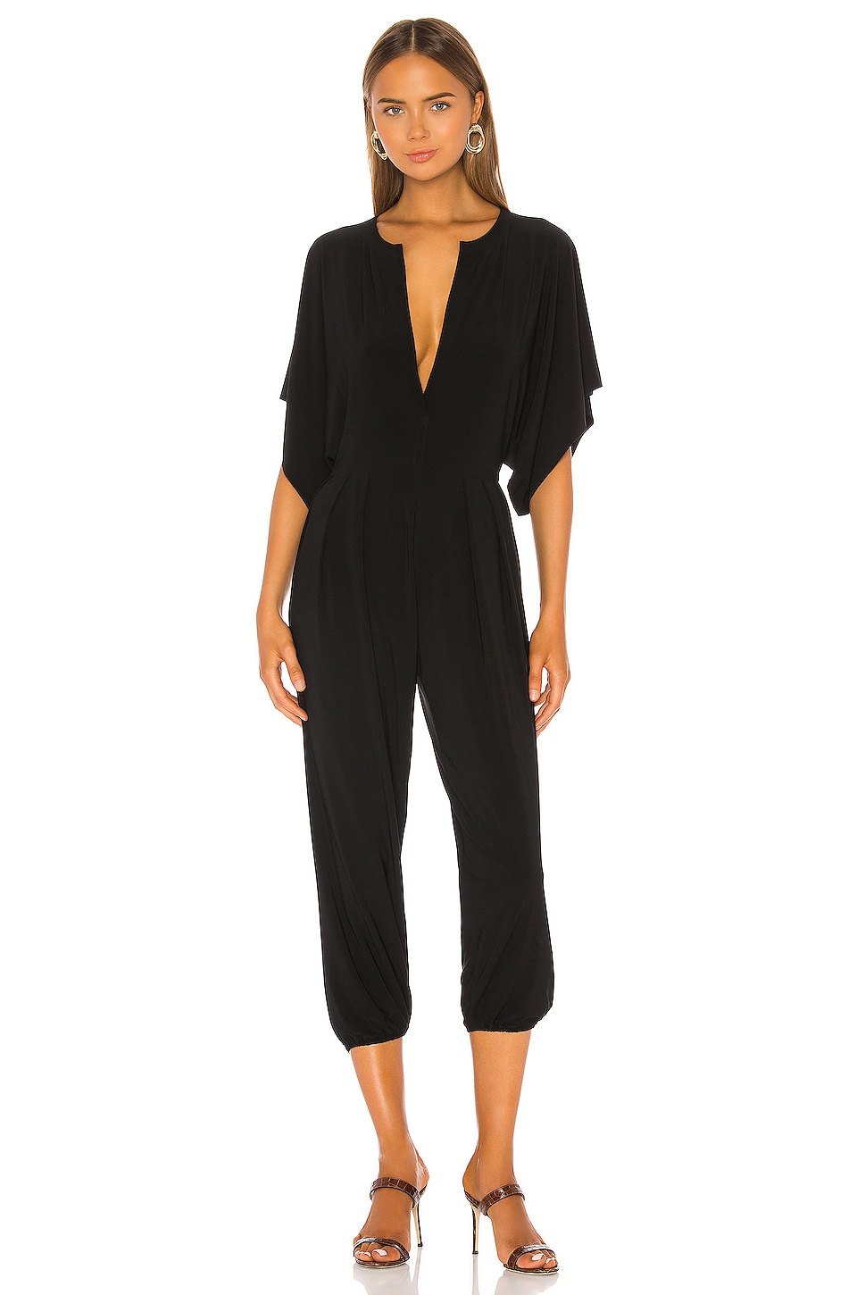 Norma Kamali KAMALIKULTURE Rectangle Jog Jumpsuit