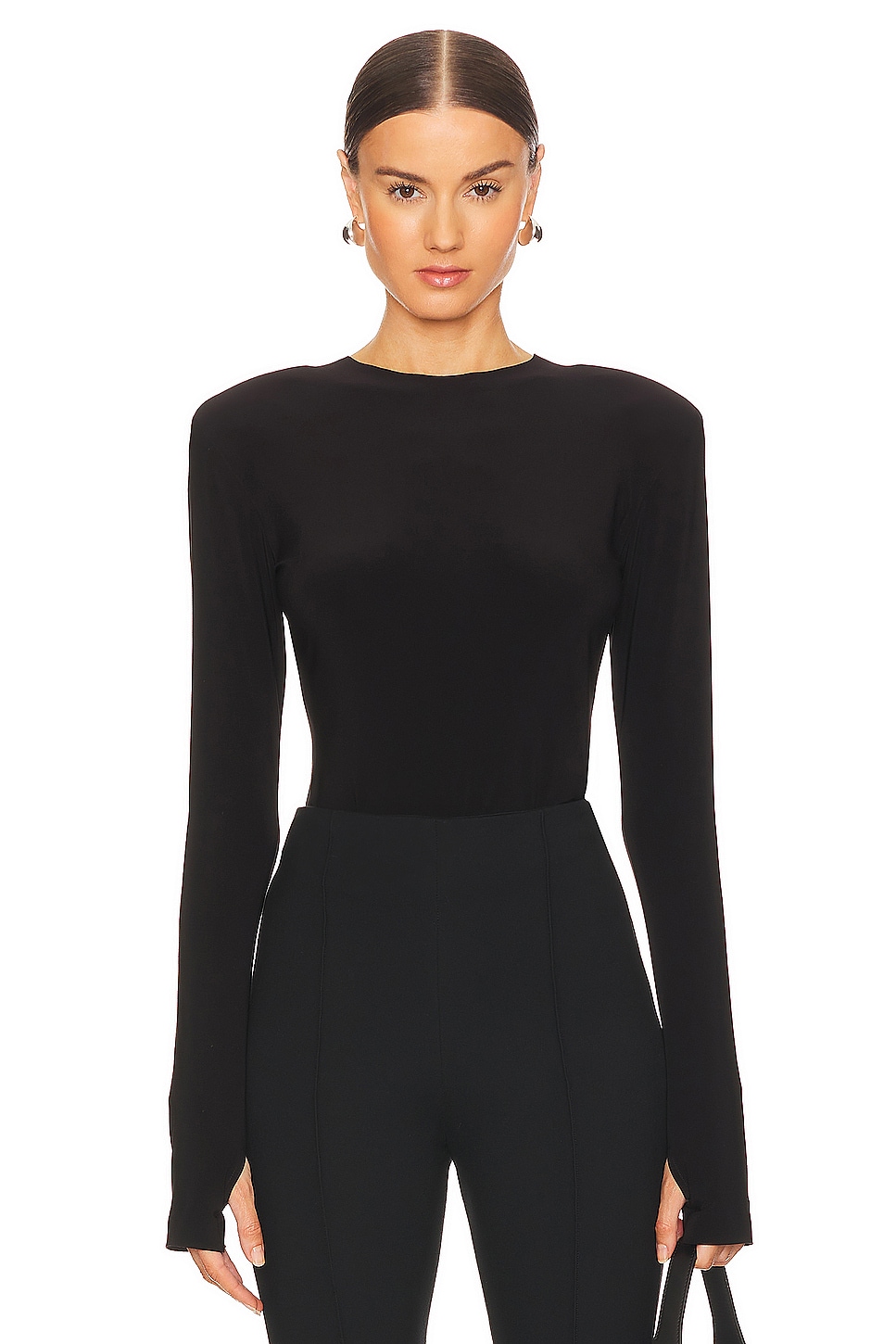 Norma Kamali Shoulder Pad Top