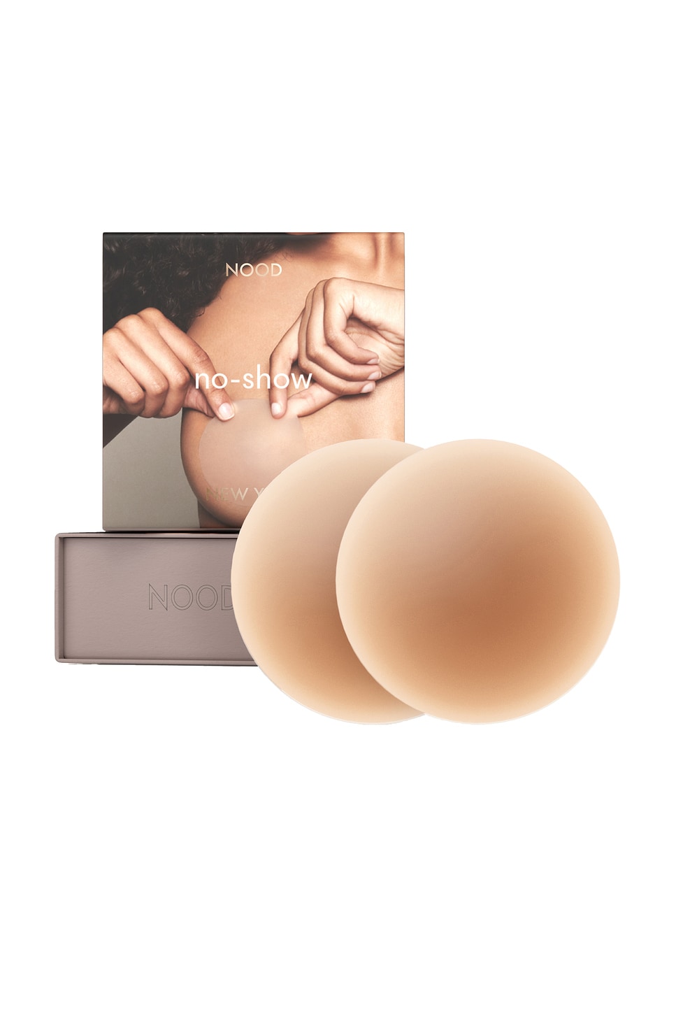 NOOD No-show Reusable Round Nipple Covers 3 Inch