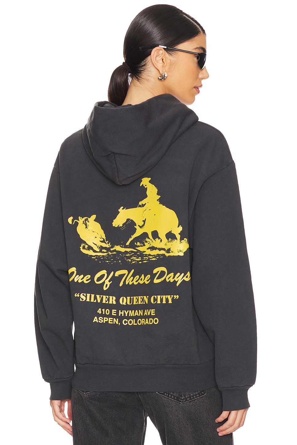 ONE OF THESE DAYS x FWRD Silver Queen City Hoody