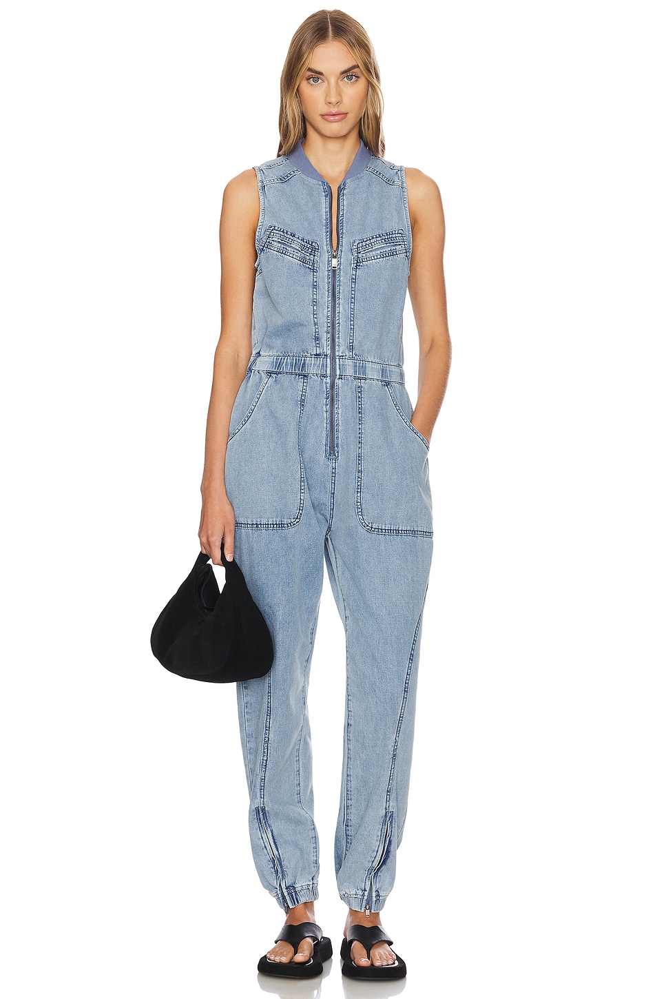 One Teaspoon Lilly Denim Jumpsuit