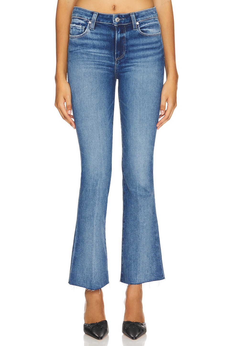 PAIGE Petite High Rise Laurel Canyon Bootcut