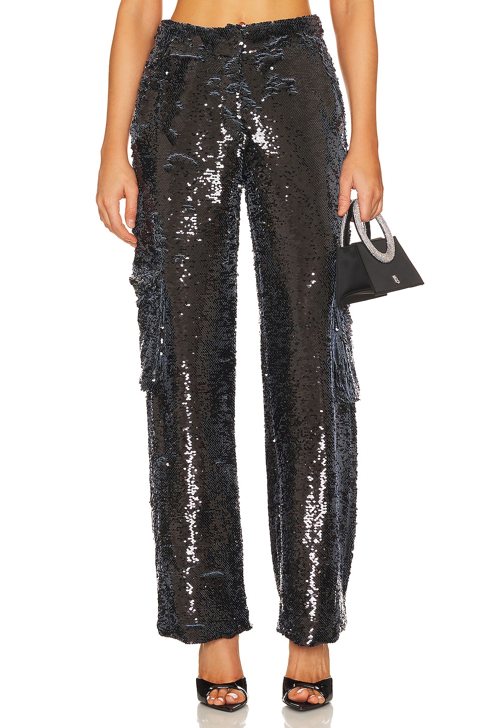 PatBO Sequin Cargo Pant