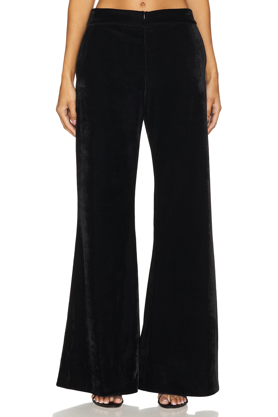 PatBO Velvet Wide Leg Pant