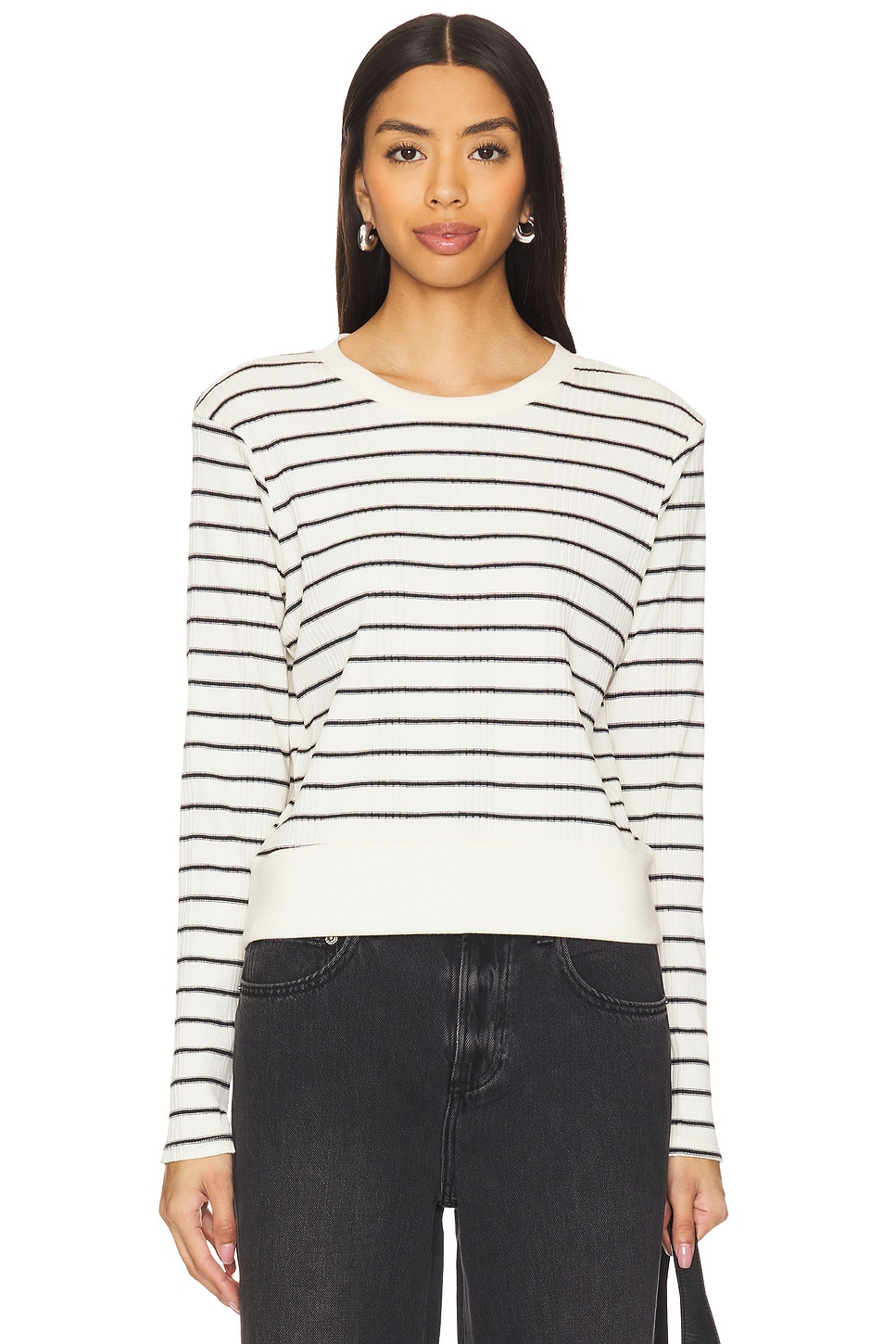 perfectwhitetee Stef Long Sleeve Boxy Tee