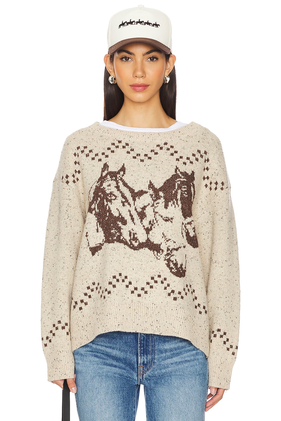 Found x REVOLVE Horse Sweater