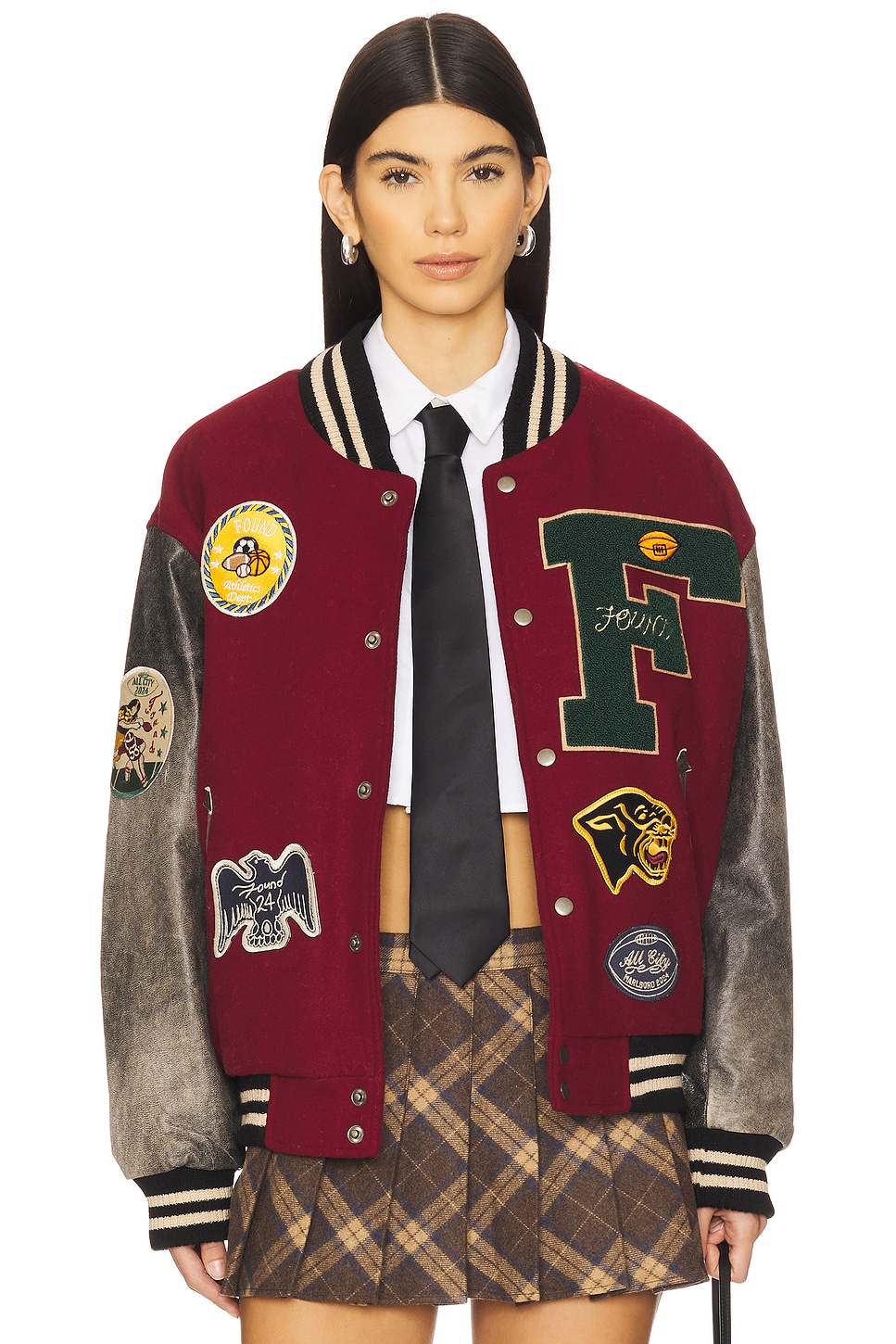 Found Crimson Letterman Jacket