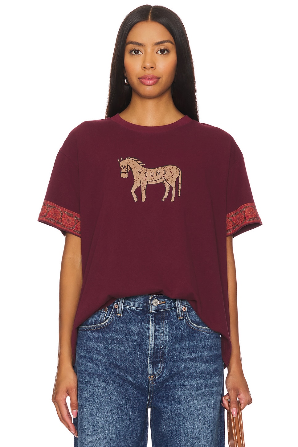 Found Horse Embellished Tee