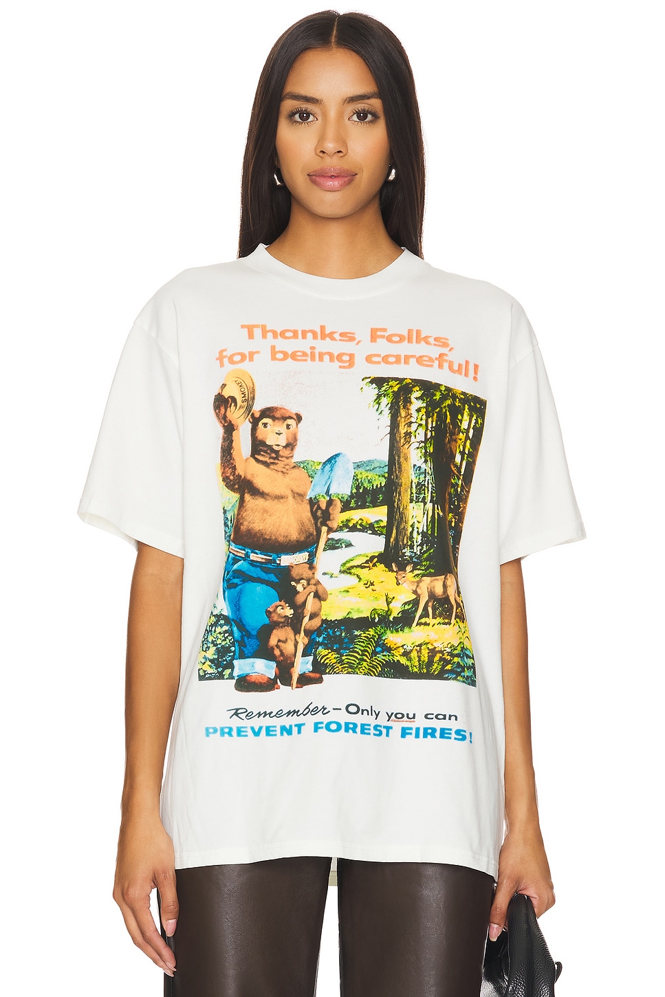 Philcos Smokey Thanks Folks Boxy Tee