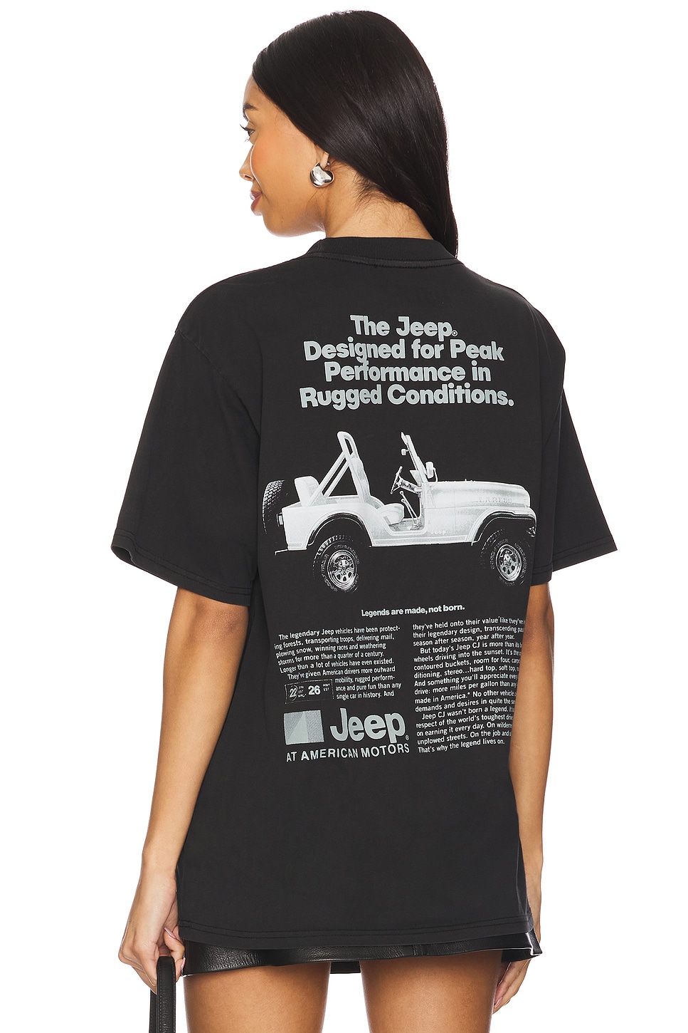 Philcos Jeep Legends Are Made, Not Born Boxy Tee