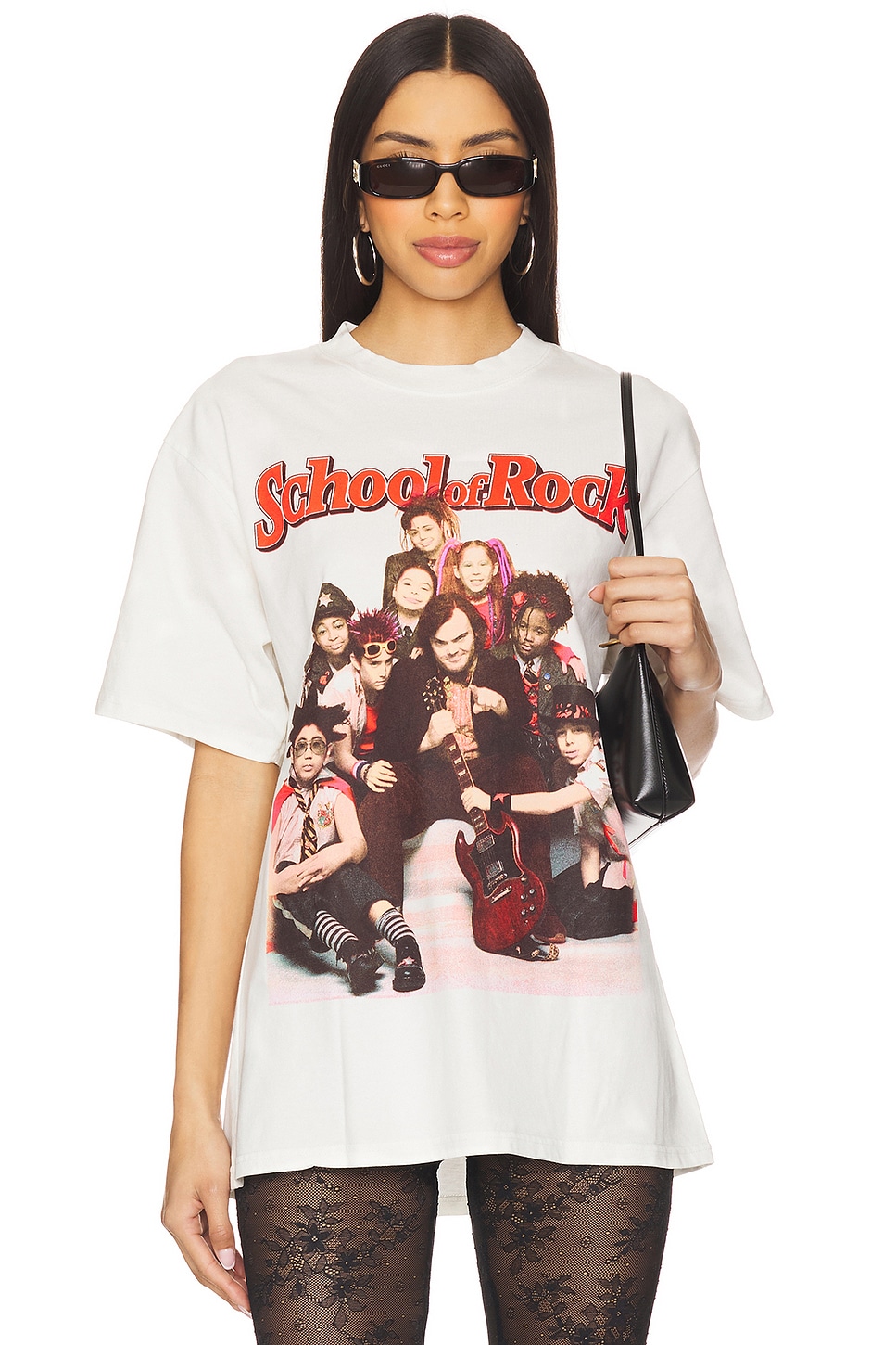 Philcos School Of Rock Group Shot Boxy Tee