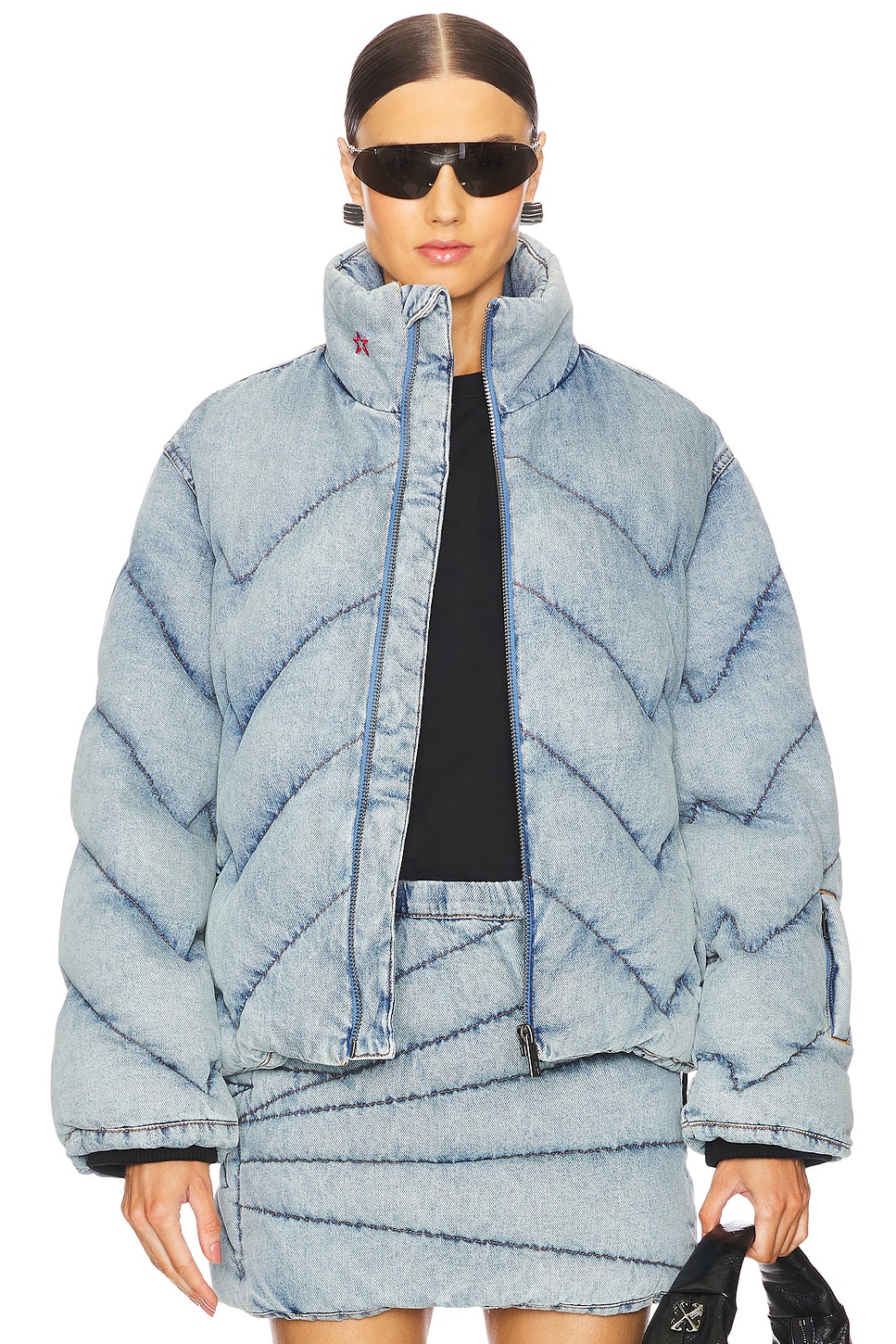 Perfect Moment Denim Puffer Jacket