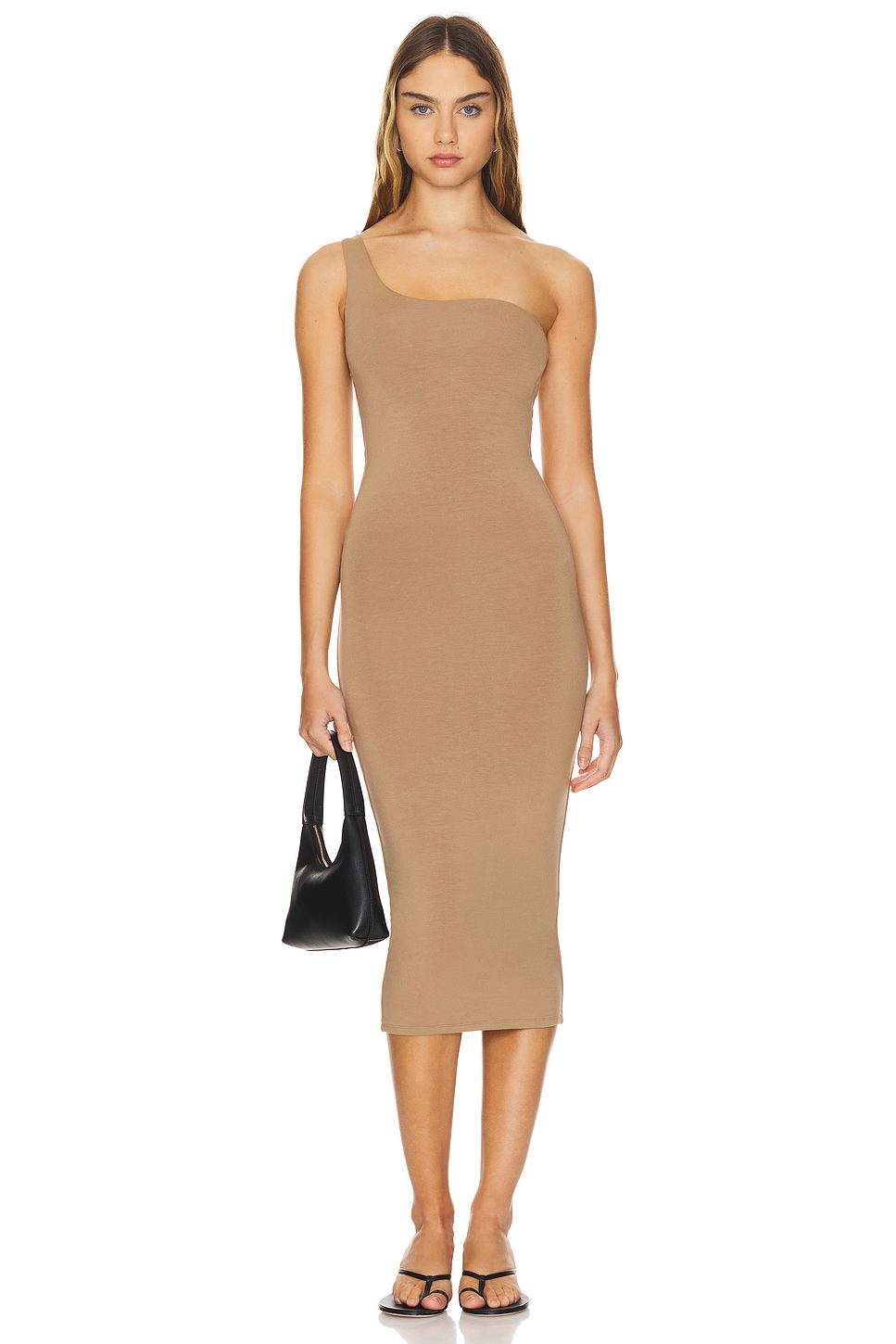 RE ONA Sophia One Shoulder Dress