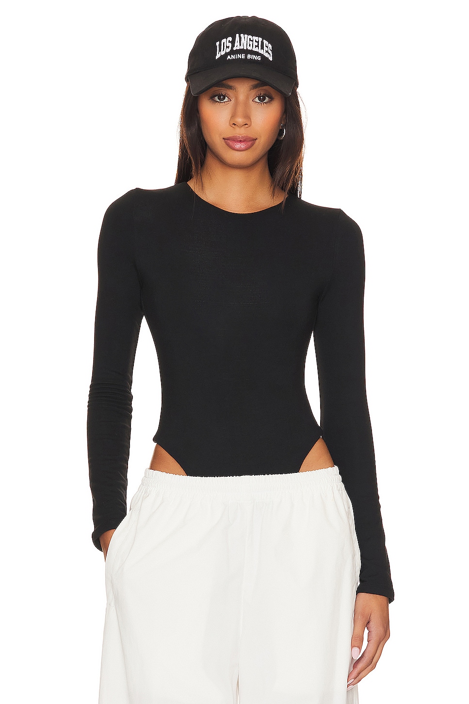 RE ONA Crewneck Long Sleeve Bodysuit