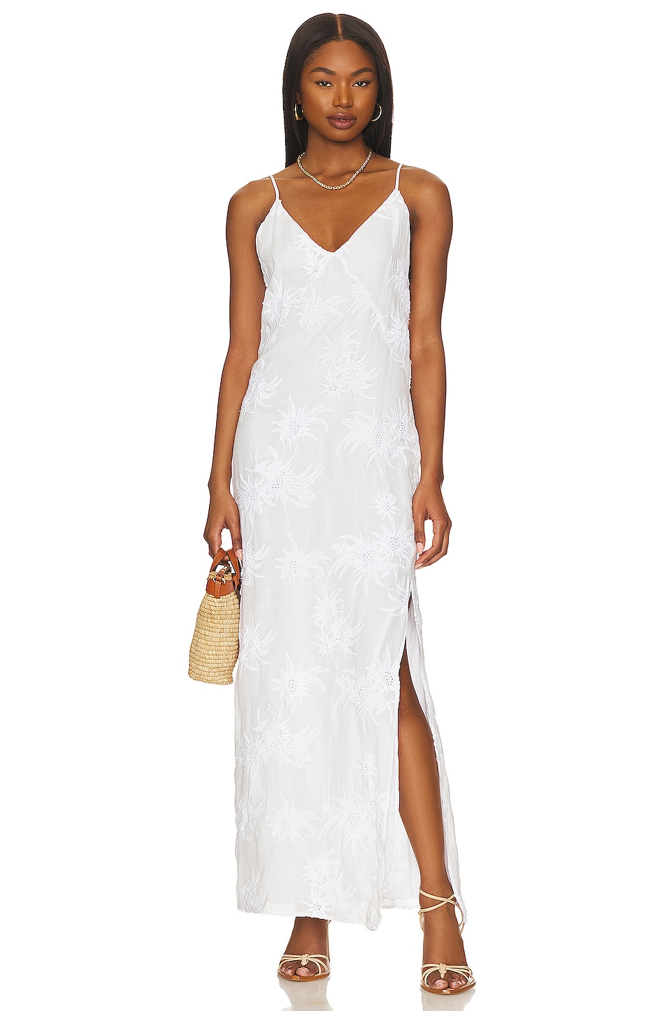 Rag & Bone Larissa Embroidered Slip Dress