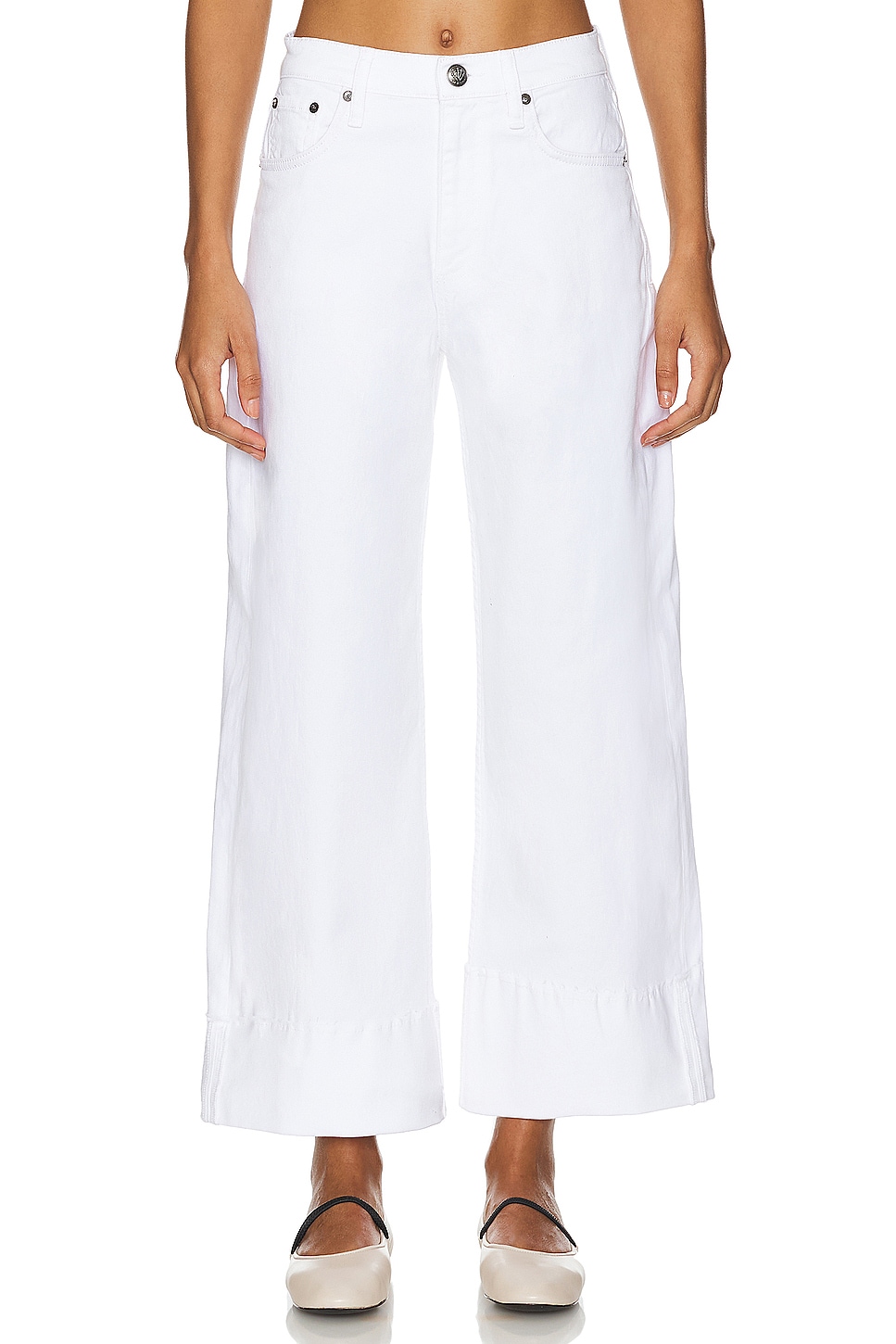 Rag & Bone Andi With Cuff Wide Leg