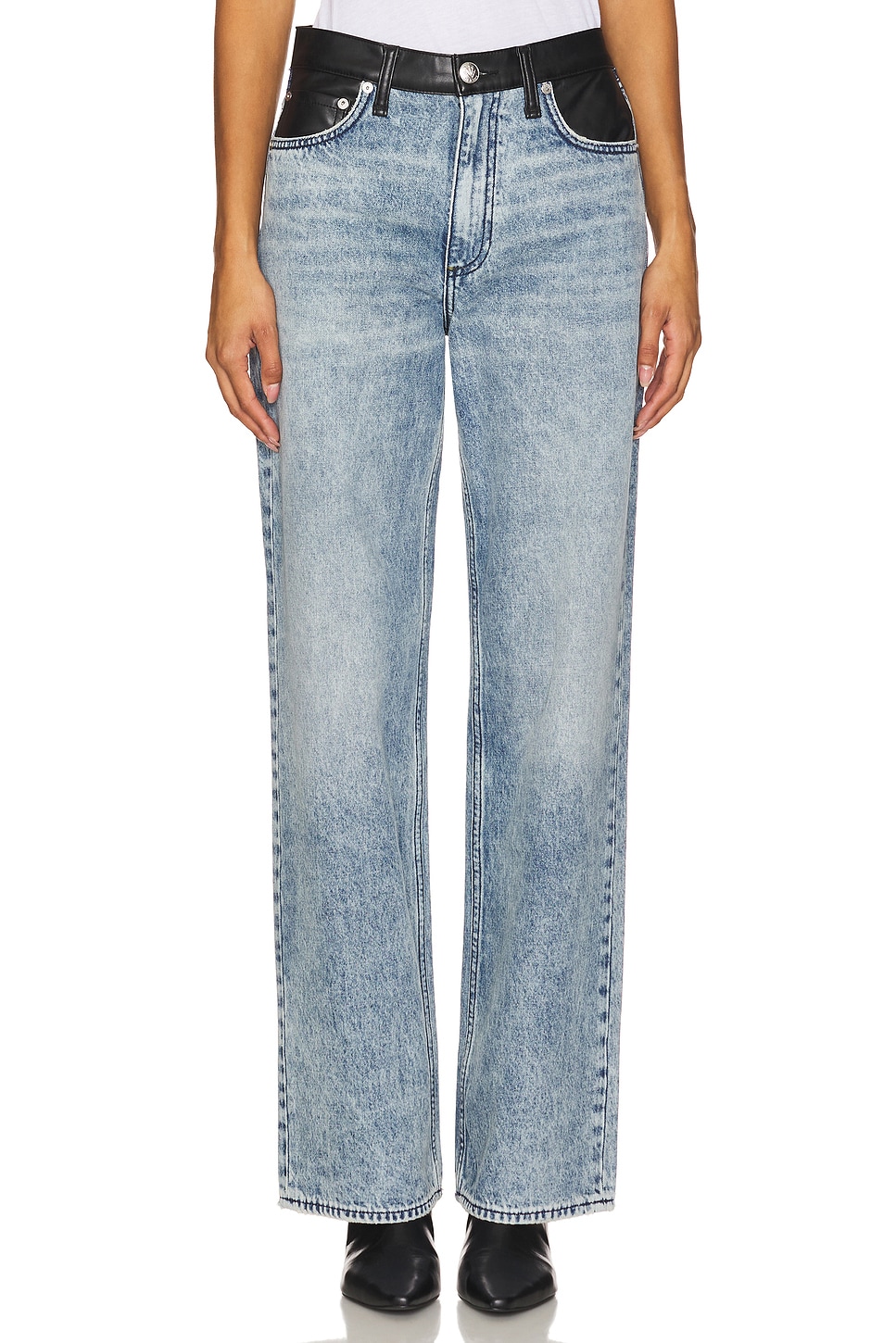 Rag & Bone Shea High Rise Relaxed Straight