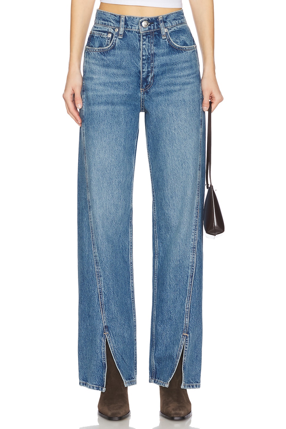 Rag & Bone Shea High Rise Relaxed Straight