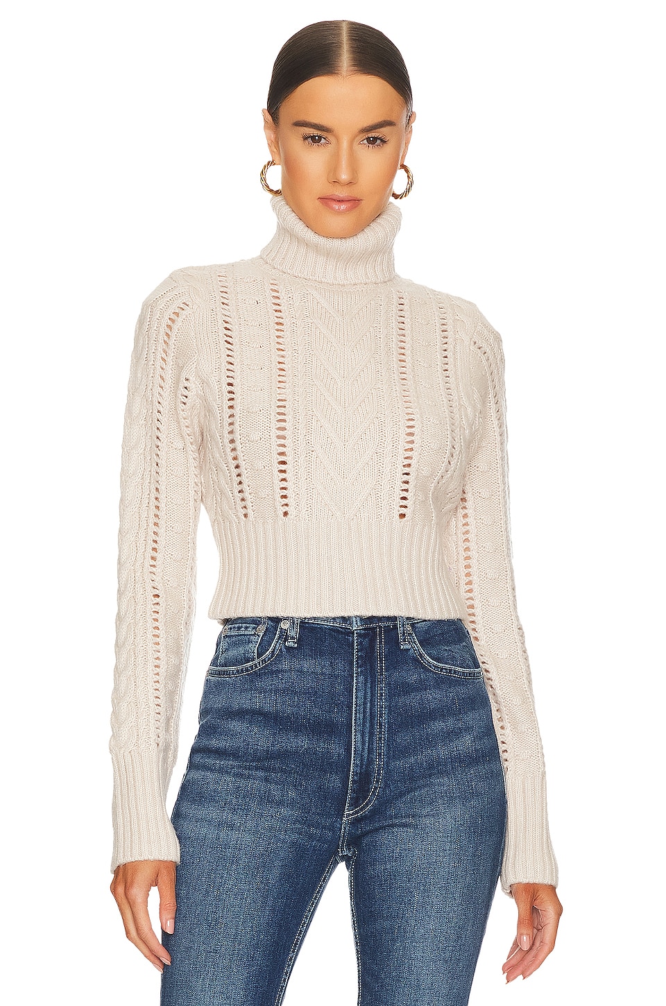 Rag & Bone Elizabeth Cable Turtleneck