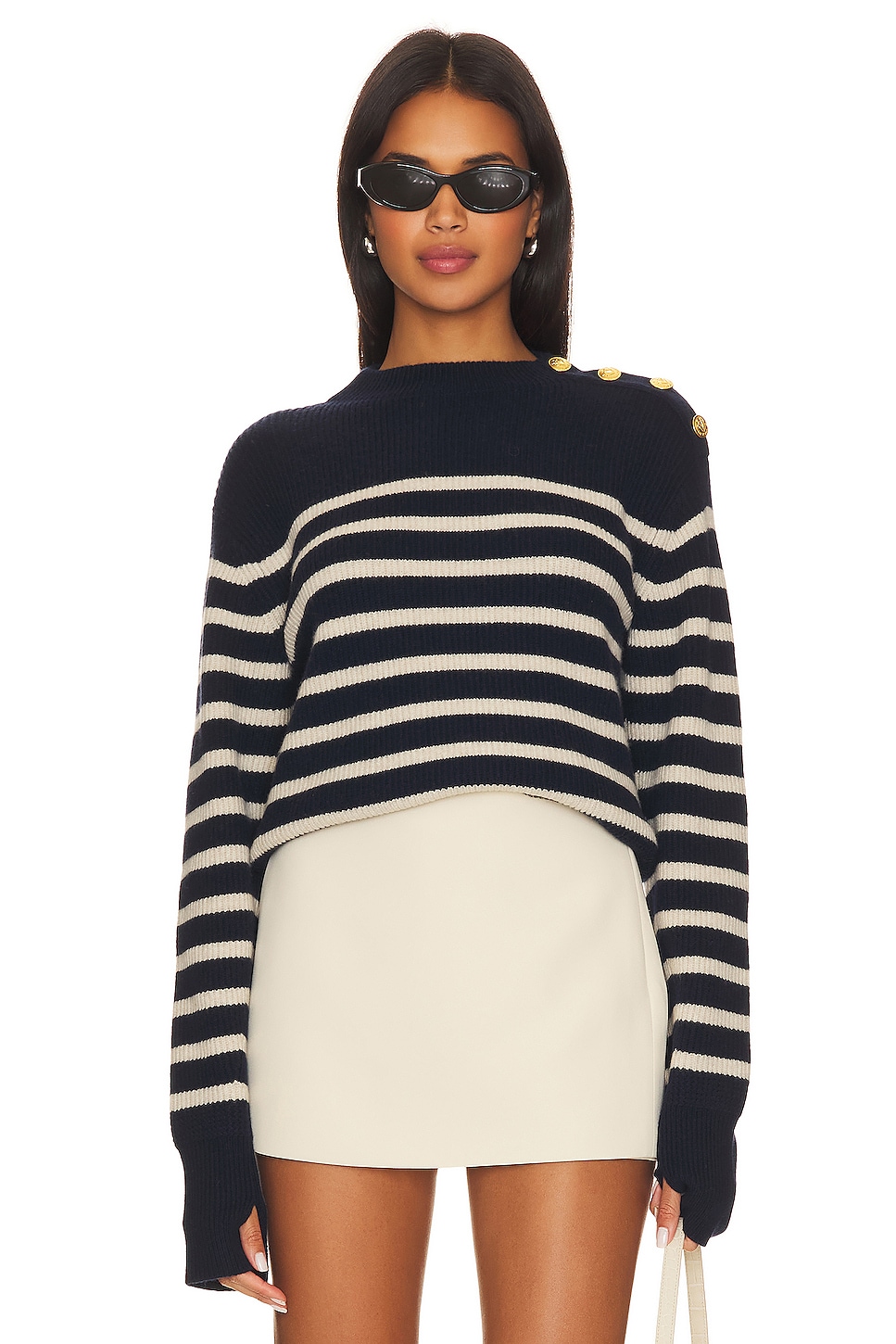 Rag & Bone Nancy Stripe Crew