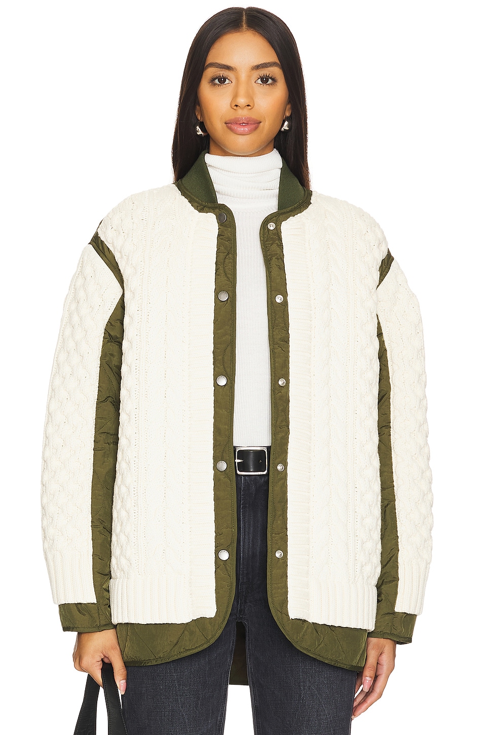 Rag & Bone Winnie Mixed Media Jacket