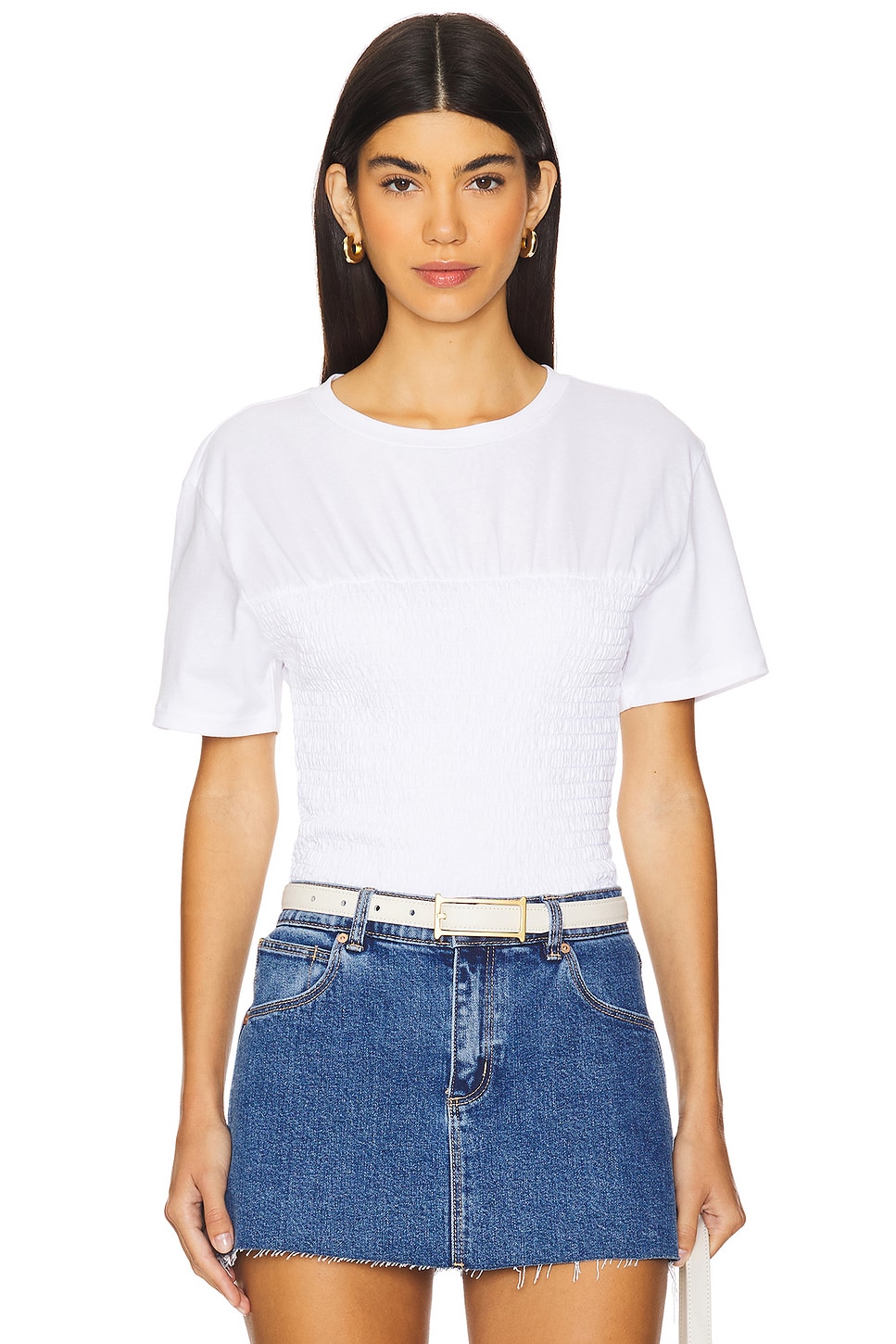 Rag & Bone Smocked Tee