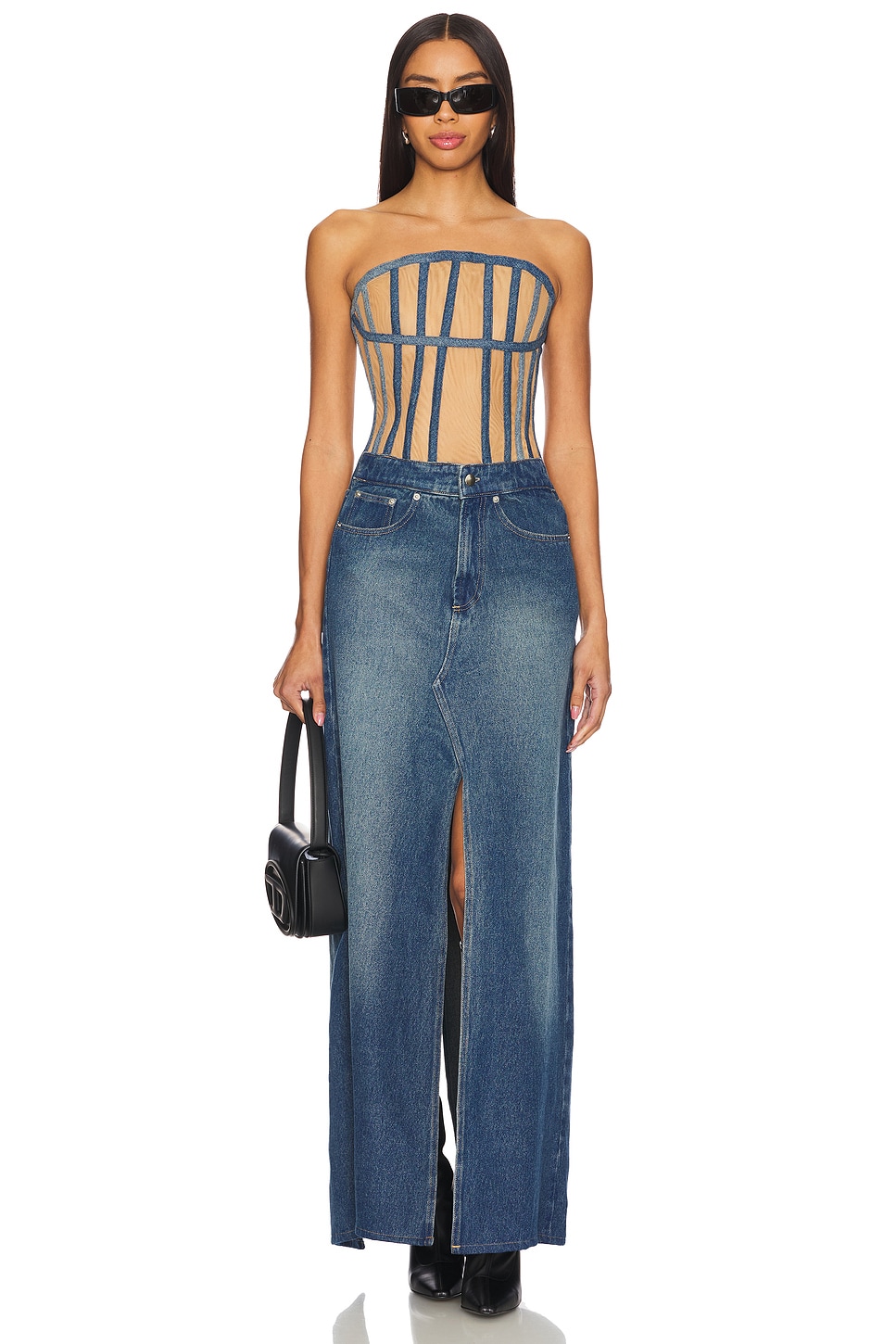 Romeo Hunte Hybrid Denim Dress