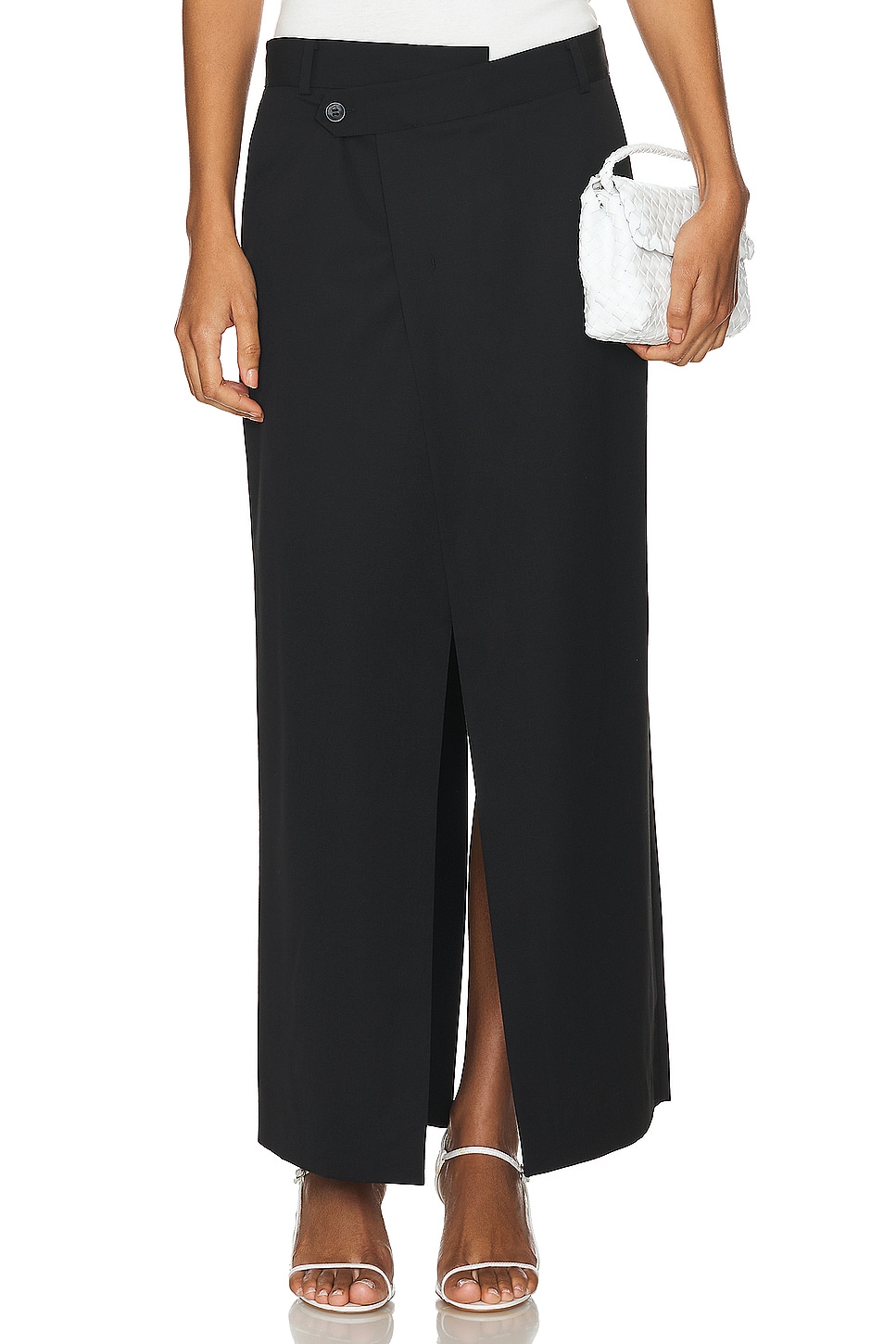 St. Agni Deconstructed Waist Maxi Skirt