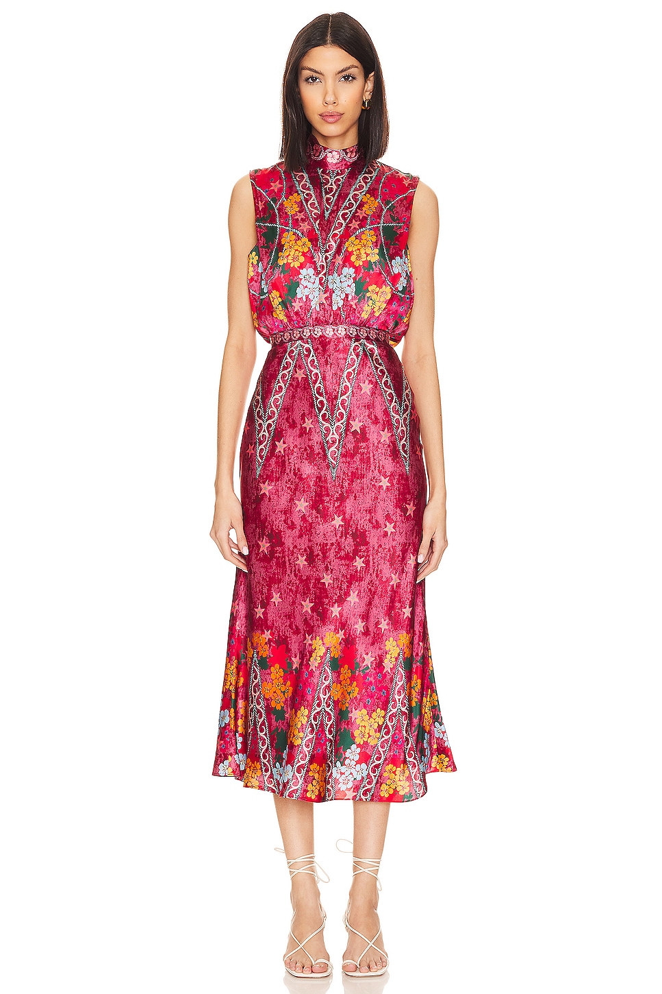 SALONI Fleur Midi Dress