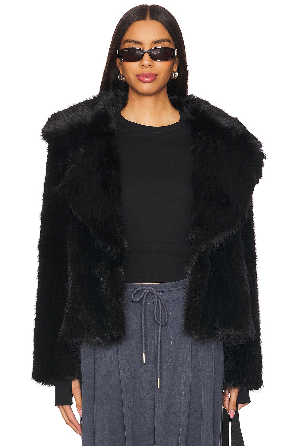 SAM. Josie 23" Faux Fur Jacket