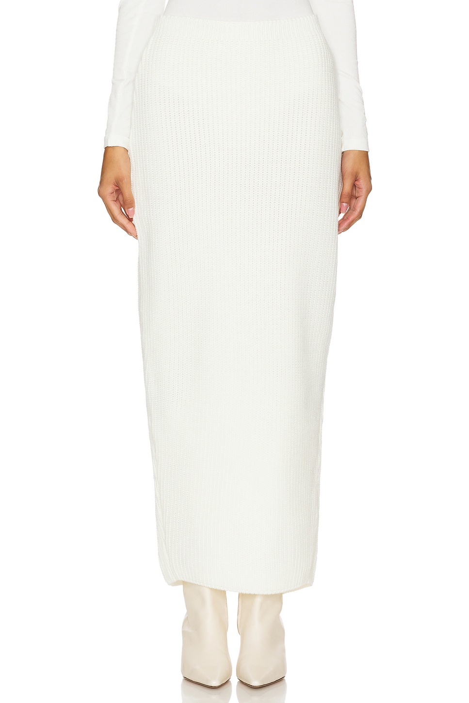 SELMACILEK Slit Midi Skirt