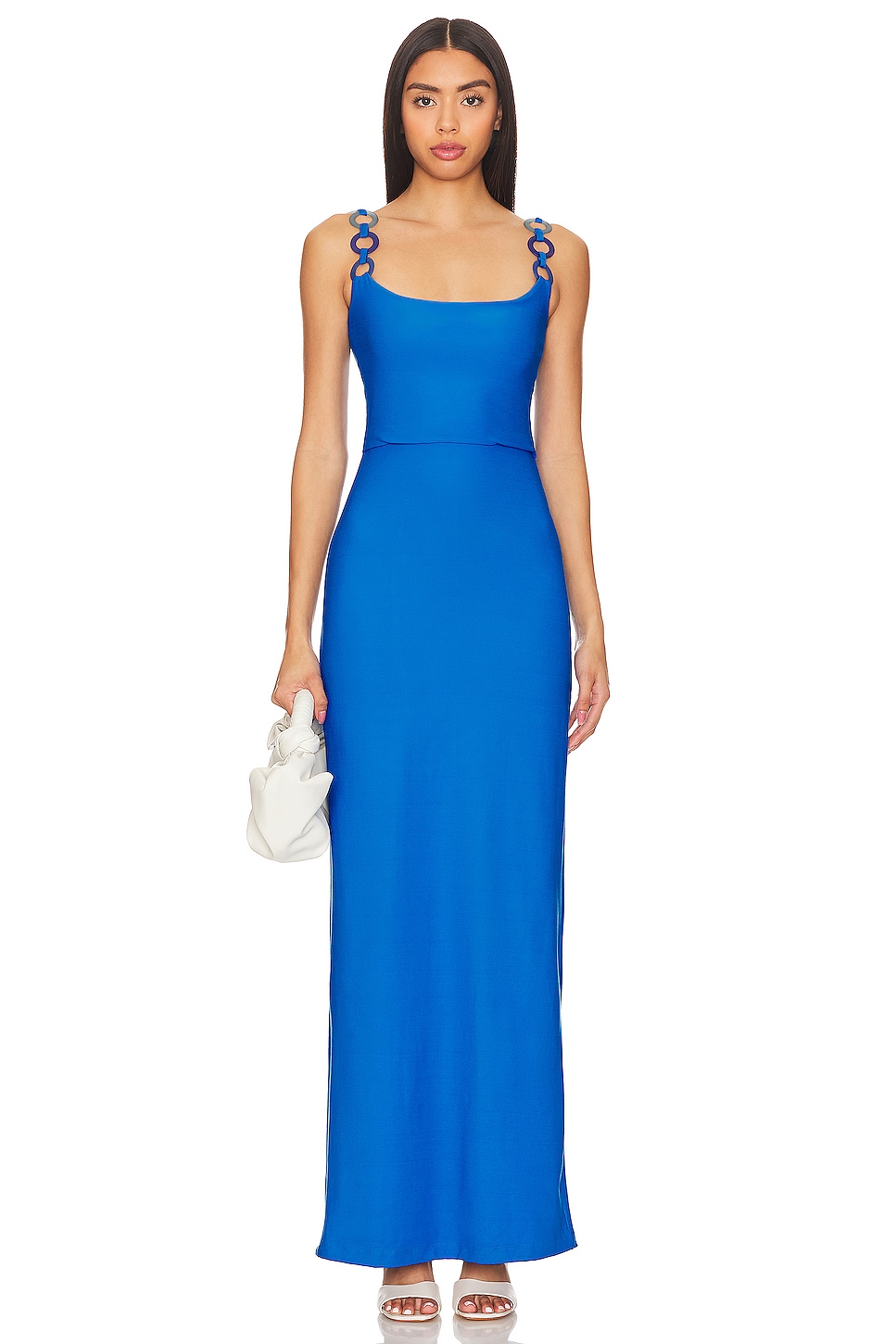 Saudade French Blue Maxi Dress