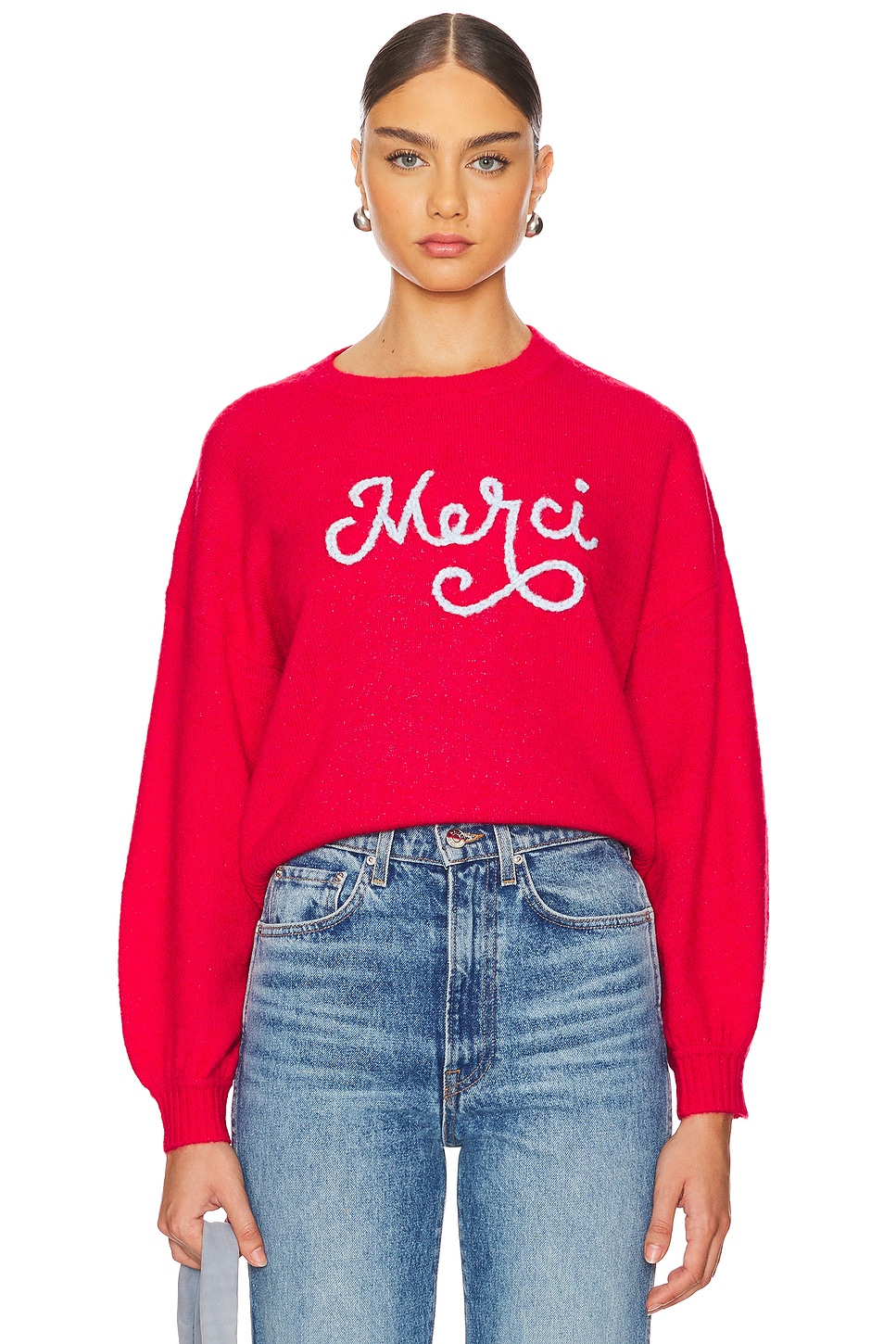 SUNDRY Merci Crew Neck Sweater