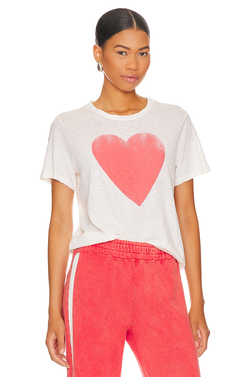 SUNDRY Heart Boxy Tee