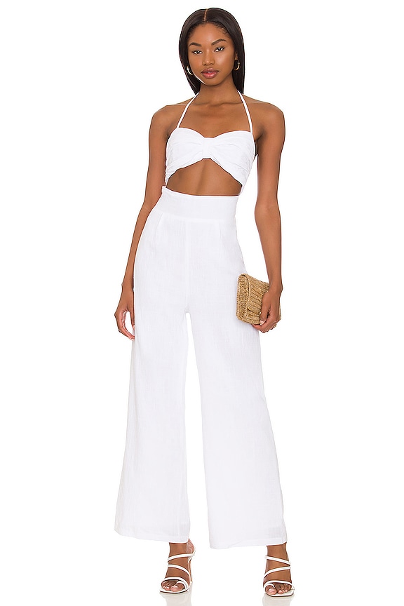 SNDYS x REVOLVE Boat Linen Jumpsuit