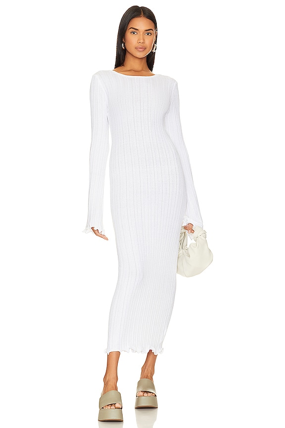 SNDYS Baha Long Sleeve Maxi Dress