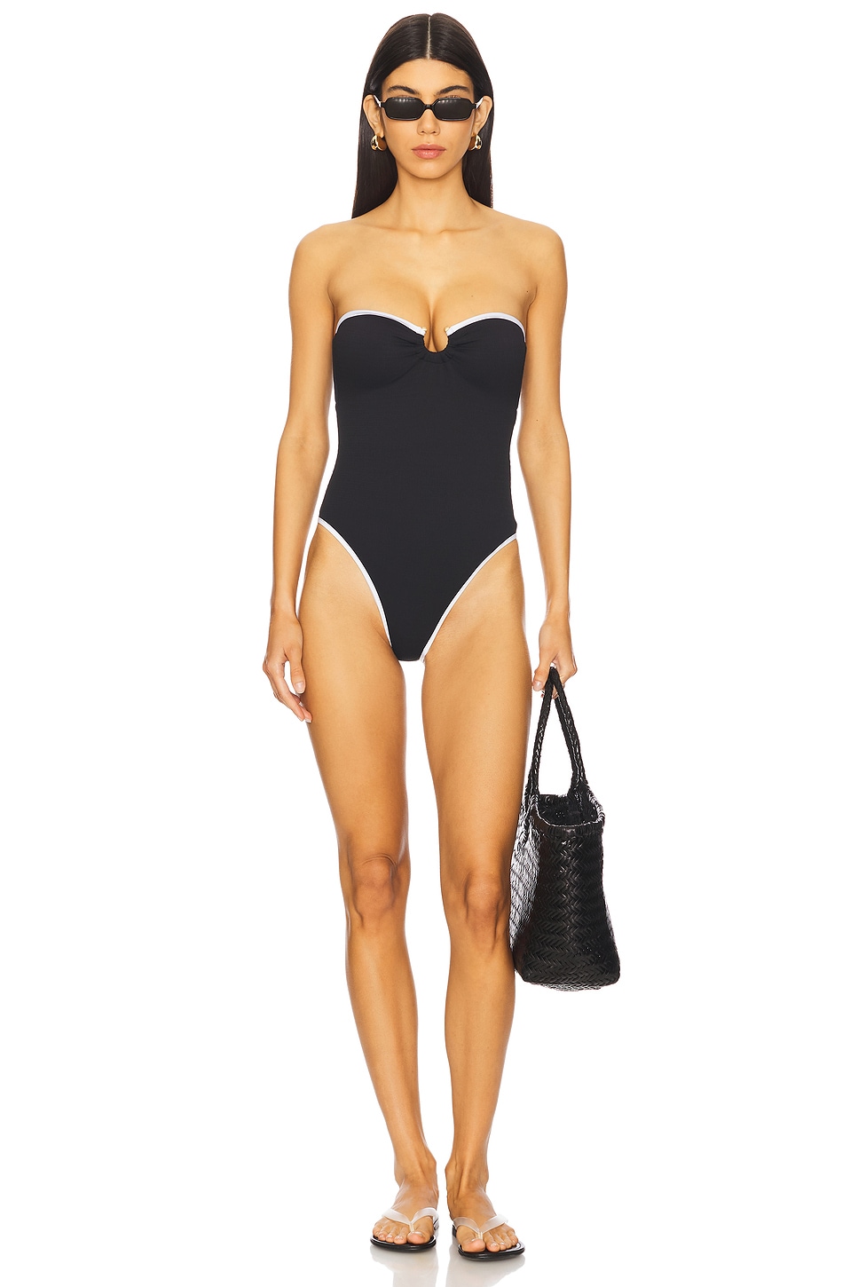 Seafolly Ring Front Bandeau One Piece