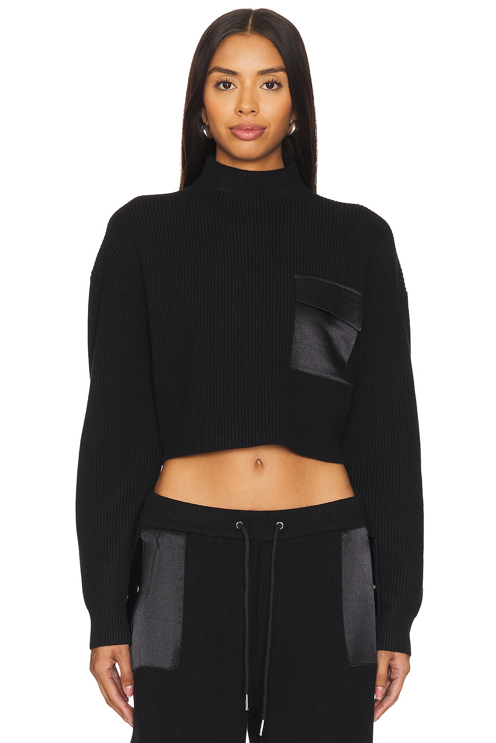 SER.O.YA Donna Mid Cropped Sweater