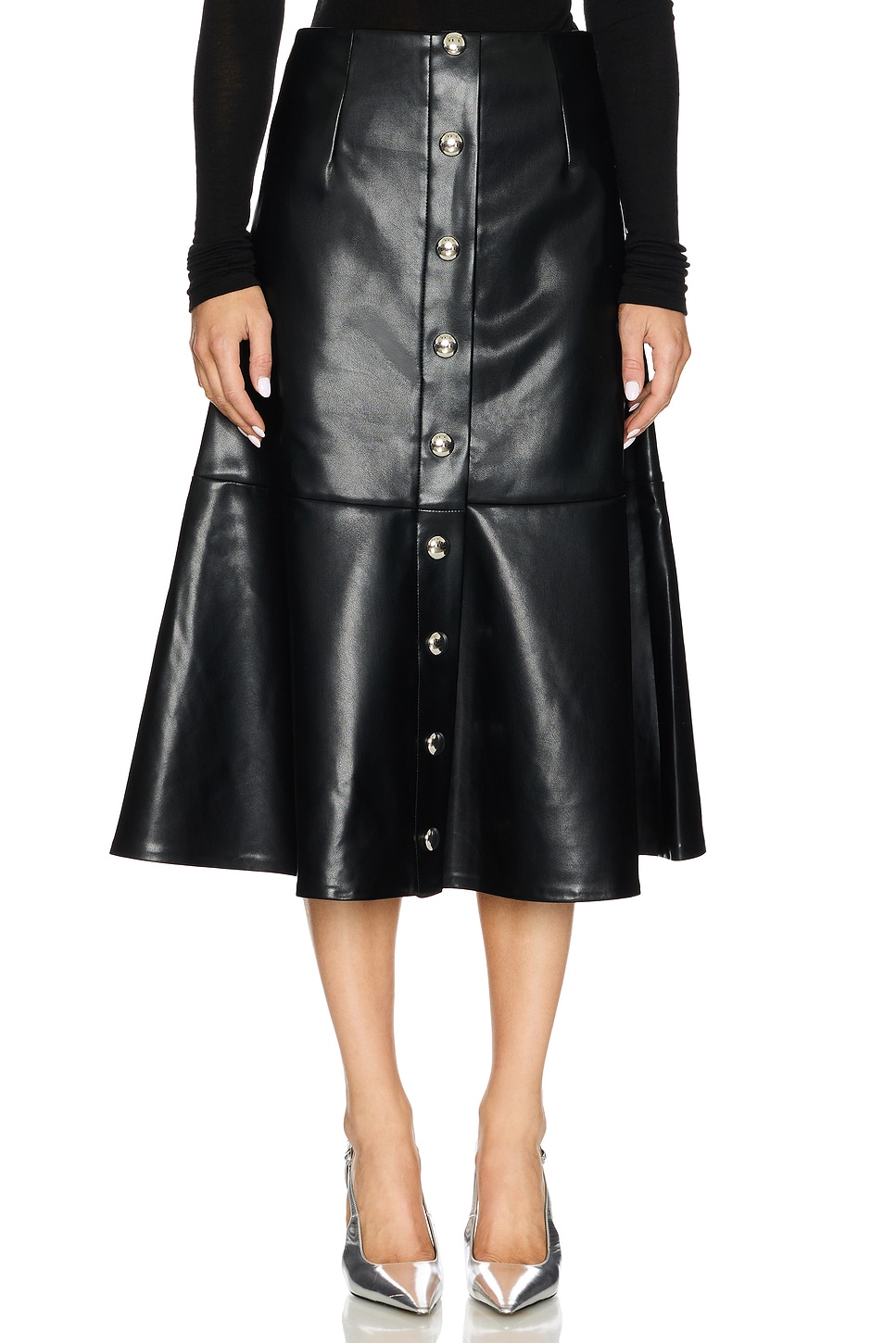 SER.O.YA Elin Faux Leather Skirt