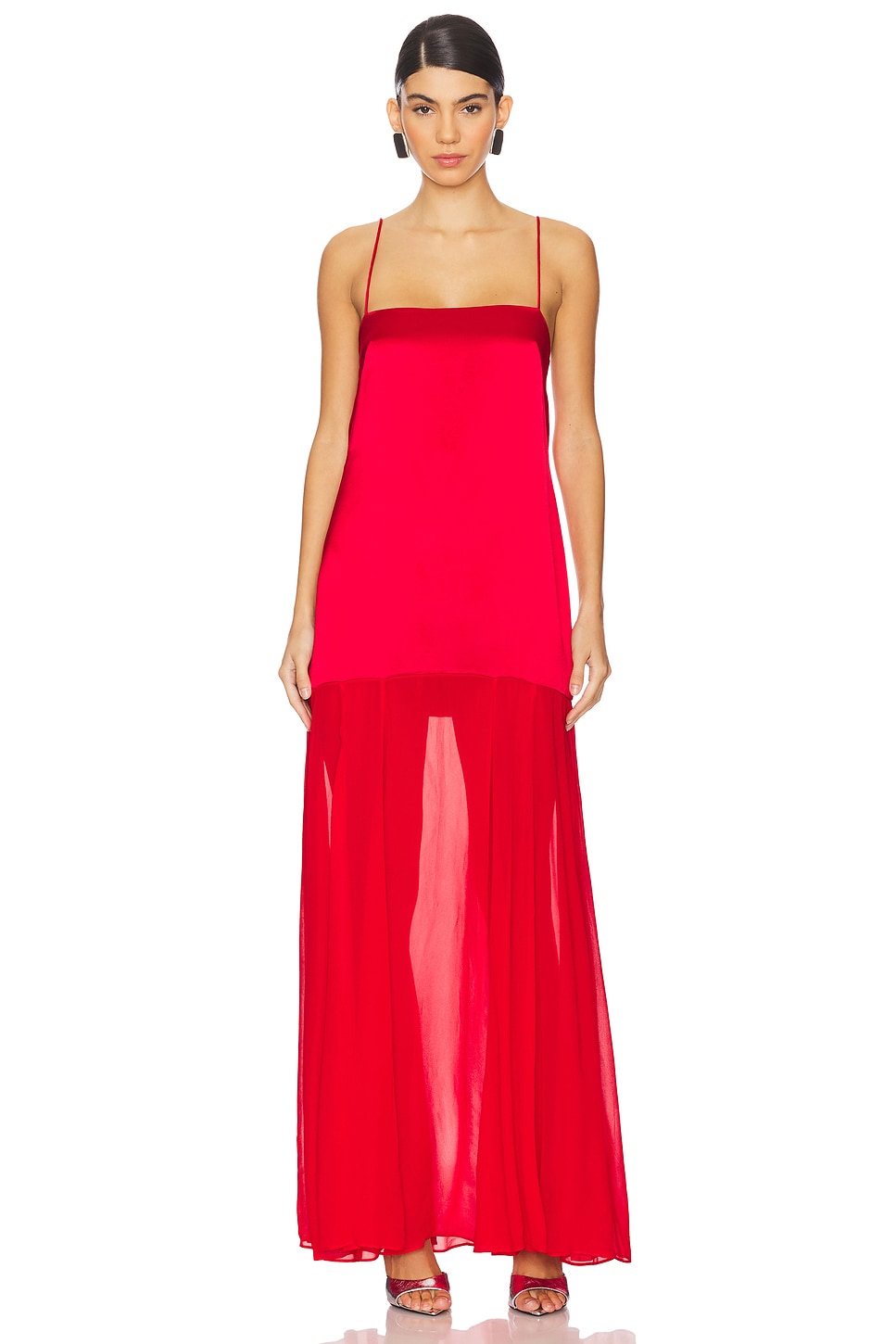 Shona Joy Moraya Dropped Waist Maxi Dress