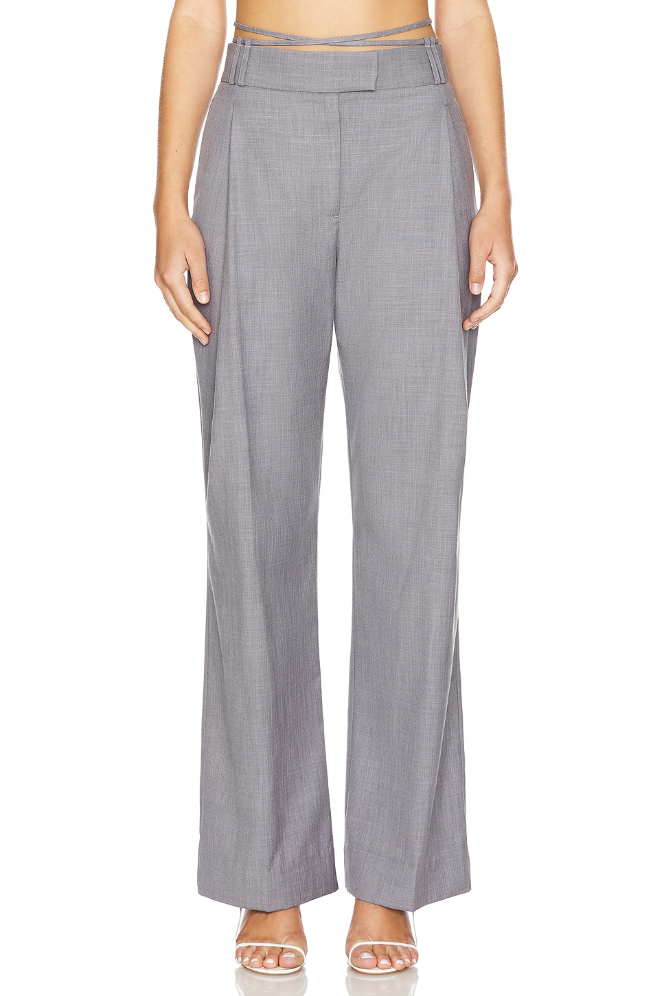 Shona Joy Asher Low Rise Slouch Pant With Tie