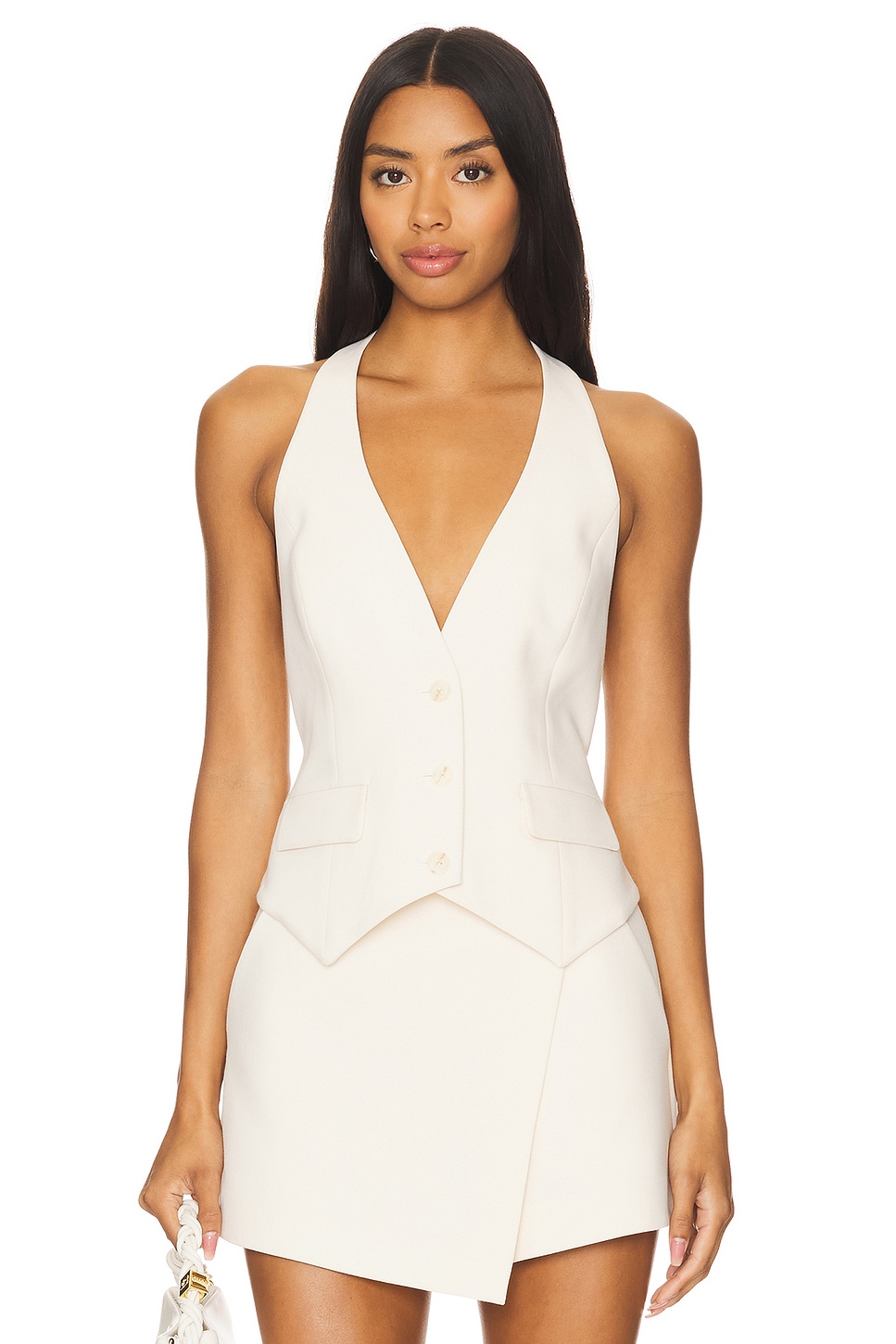 Shona Joy Irena Tailored Open Back Vest