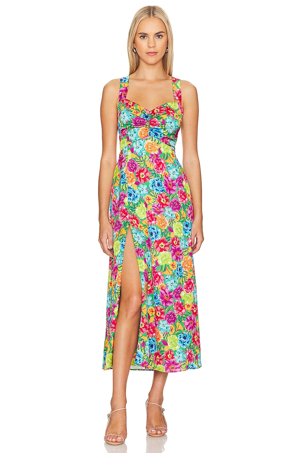 Show Me Your Mumu Mina Midi Dress