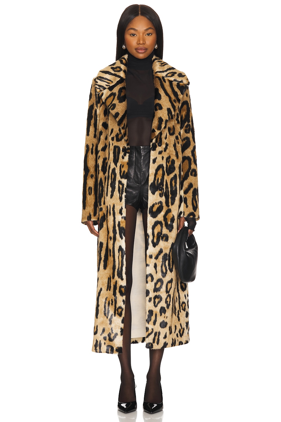 Show Me Your Mumu Miss Cindy Faux Fur Overcoat