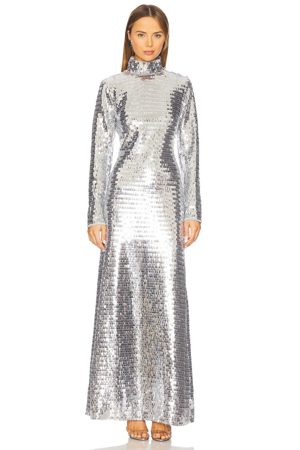 SIMONMILLER Sculpty Sequin Dress