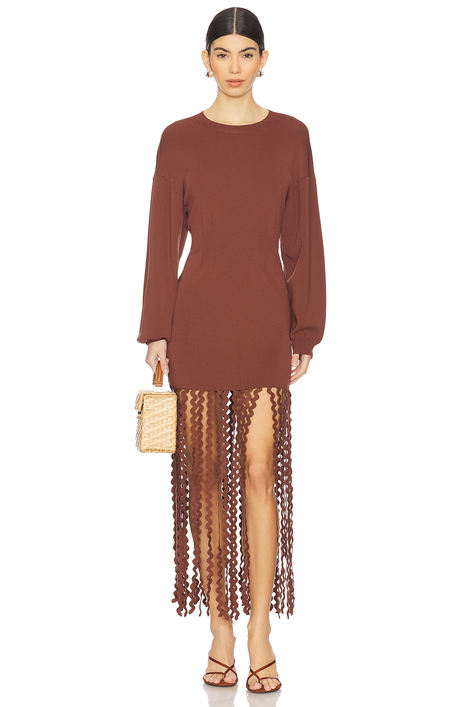 SIMONMILLER Wallis Knit Fringe Dress