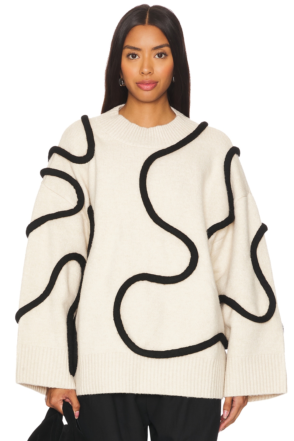 SIMONMILLER Leith Squiggle Knit Sweater