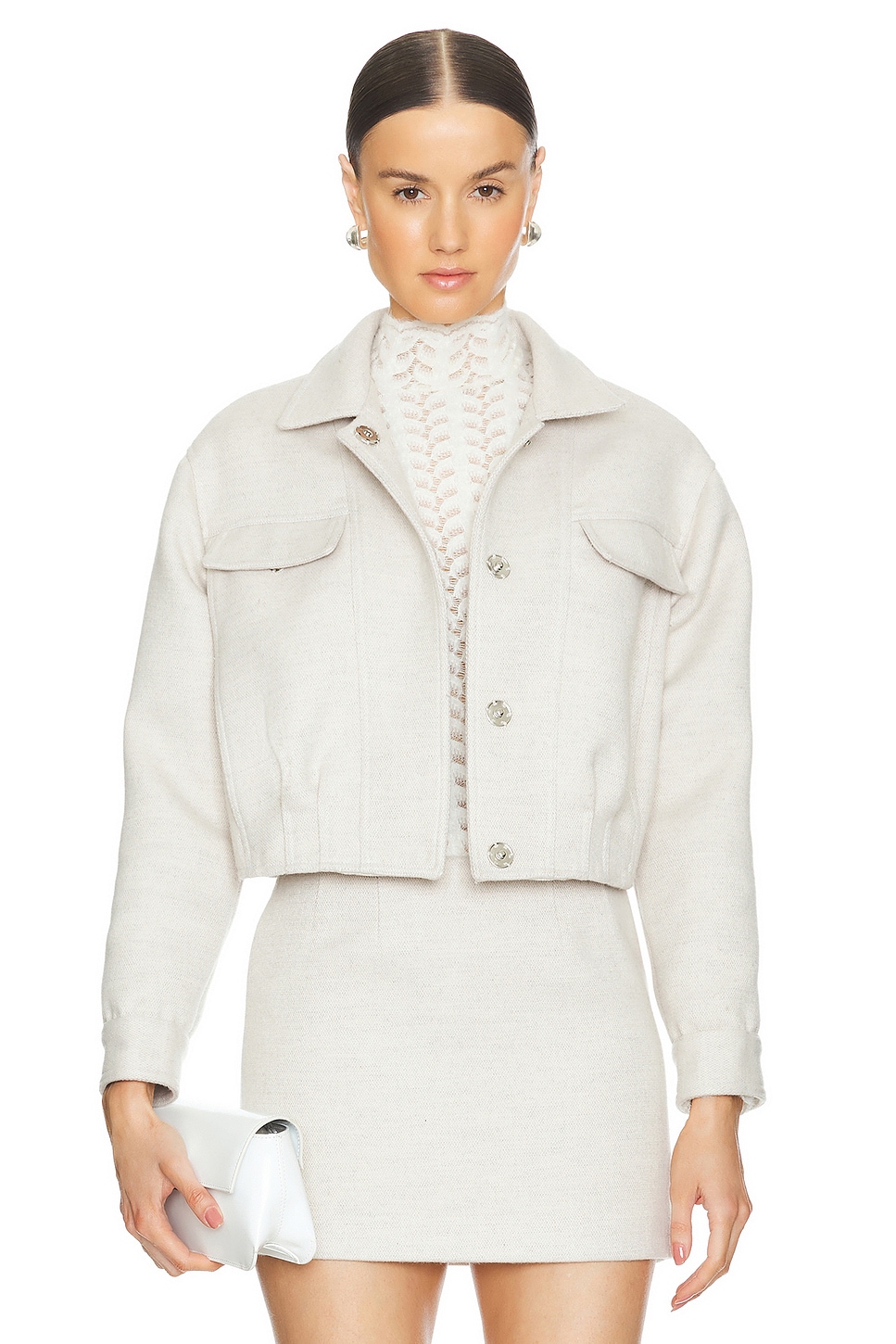 SABLYN Holis Cropped Pleated Jacket