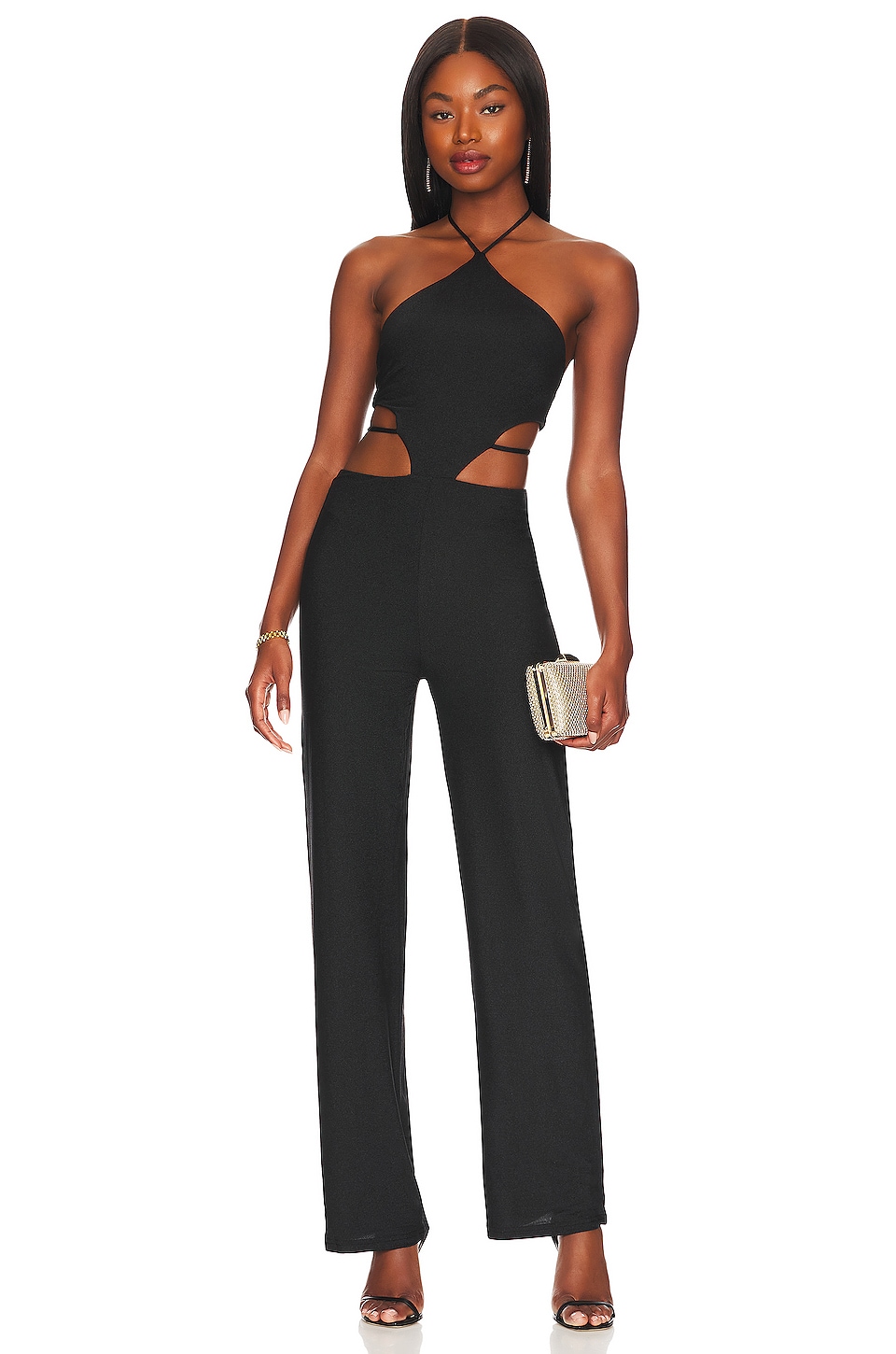 superdown Kelsie Halter Jumpsuit